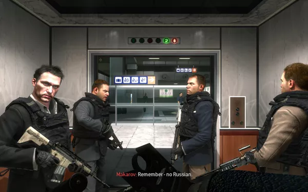 Call of Duty: Modern Warfare 2 Windows The infamous airport-mission begins.