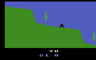California Games Atari 2600 BMX bike racing