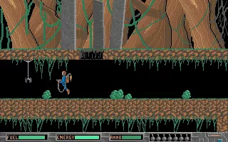 Drake Snake and the Secret Crypt DOS Start of the game
