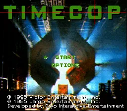 Timecop SNES Title screen