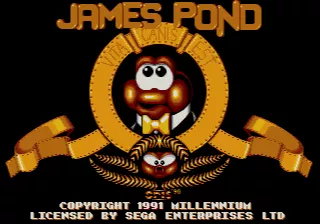 James Pond: Underwater Agent Genesis Title screen