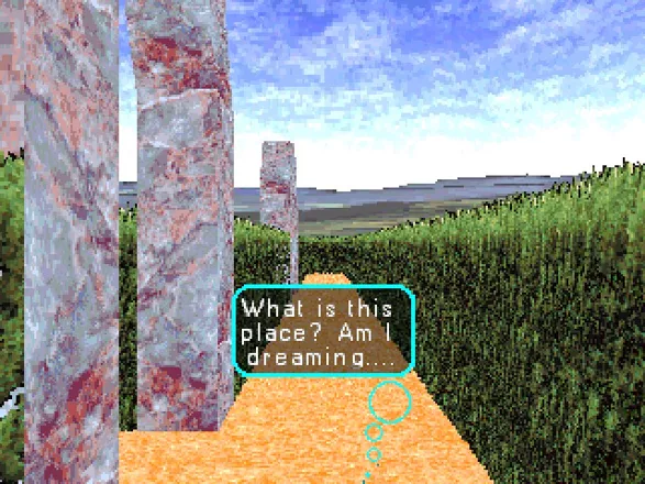 Sentient Windows You hallucinate throughout the story, often finding yourself in a peaceful hedge maze.