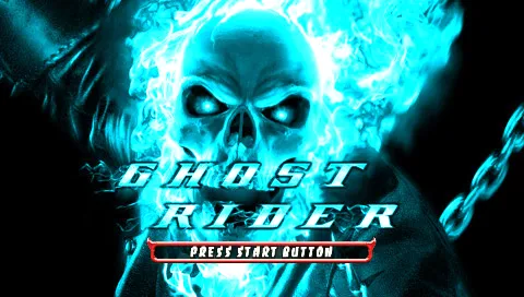 Ghost Rider PSP Title Screen
