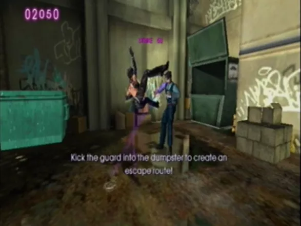 Catwoman GameCube Use nearby objects to permanently dispose of a threat.