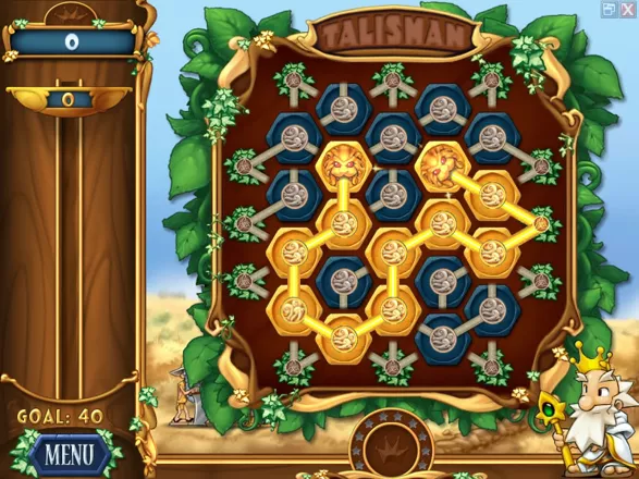 Talismania Deluxe Windows An easy board with gold talismans