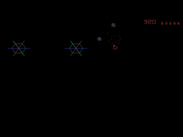 Atari: Anniversary Edition PlayStation Space Duel - Game start