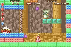 Super Mario Advance Game Boy Advance Fighting with Mouser in world 6?
