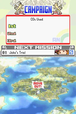 Advance Wars: Dual Strike Nintendo DS First mission