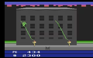 Ghostbusters Atari 2600 Trying to catch a ghost