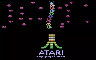 Centipede Atari 2600 Title screen