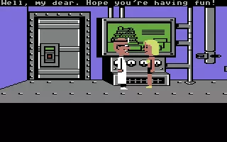 Maniac Mansion Commodore 64 A cut scene...