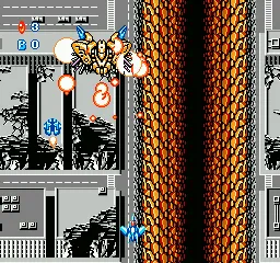 Crisis Force NES A defeated boss