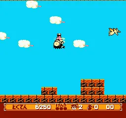 Kaiketsu Yanchamaru 2: Karakuri Land NES Death animation 1