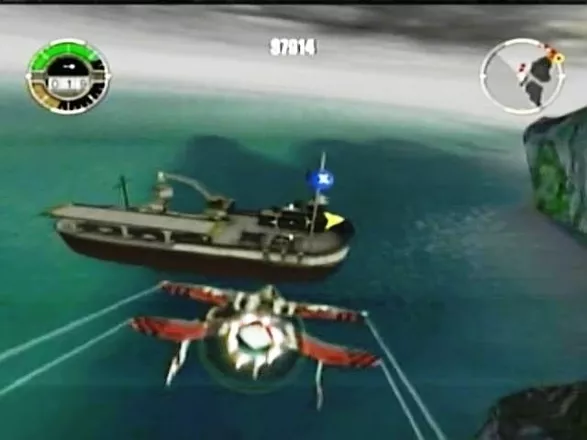 Crimson Skies: High Road to Revenge Xbox Landing on another AA Gun boat
