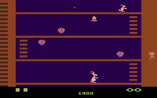 Kangaroo Atari 2600 Starting a new game