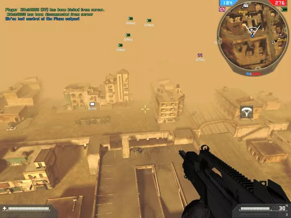 Battlefield 2: Special Forces Windows Warlord-Through chute early and glide picking a high building landing