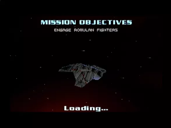 Star Trek: Invasion PlayStation You&#x27;re reminded of your objectives as the level loads.