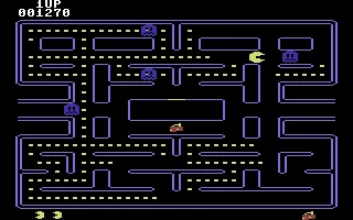 Pac-Man Commodore 64 Munch on ghosts when they&#x27;re blue!