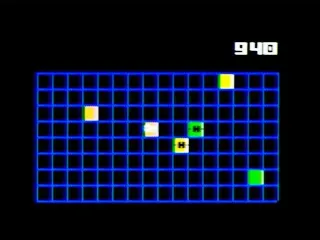 Space Spartans Intellivision Space sector map with bases