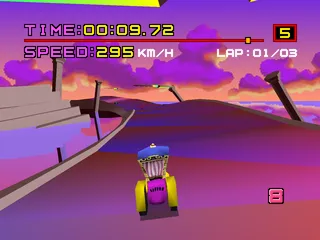Motor Toon Grand Prix PlayStation Abstract landscape
