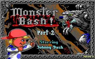 Monster Bash DOS Part 2 title screen