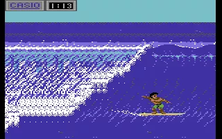 California Games Commodore 64 Surfing