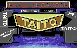 Arkanoid: Revenge of DOH Commodore 64 Taito fun time arcade logo