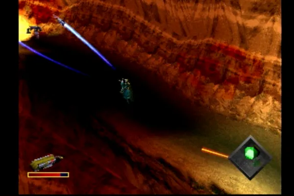 One PlayStation Additional weapons can be found, like the homing rocket launcher.