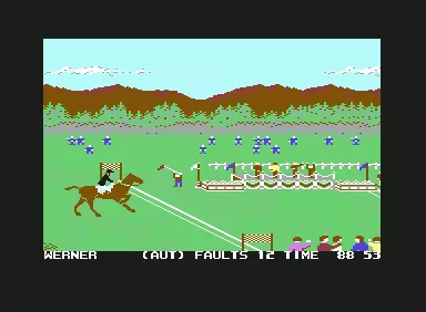Summer Games II Commodore 64 Equestrian