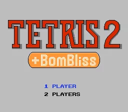 Tetris 2 + BomBliss NES Title