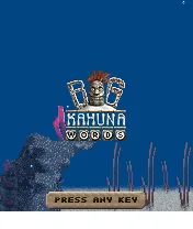 Big Kahuna Words J2ME Title screen