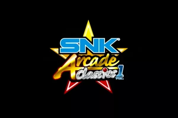 SNK Arcade Classics Vol. 1 PlayStation 2 Title screen.