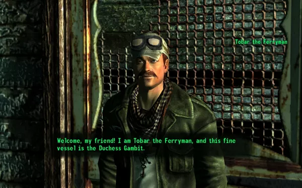 Fallout 3: Point Lookout Windows The riverboat captain offers to take you to a place called Point Lookout.