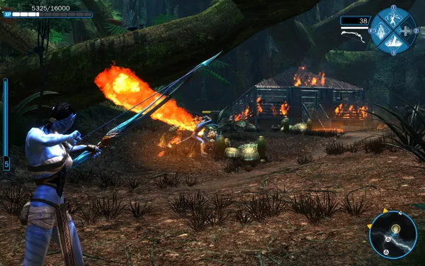 James Cameron&#x27;s Avatar: The Game Windows A flamethrower-solider thinks he can win against two avatars.