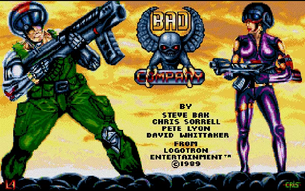 Bad Company Atari ST Title screen