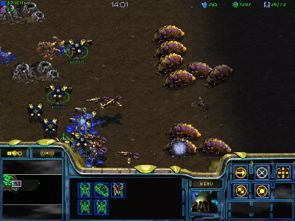 StarCraft Windows Trying to fend off the coming slaughter.