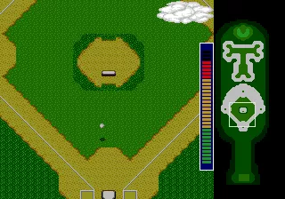 Battle Golfer Yui Genesis The ball&#x27;s about to sail over the pitchers mound
