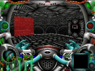 Wrath of Earth DOS one of the more complex puzzles: 6 switches operate 12 force fields, you have to find a way through