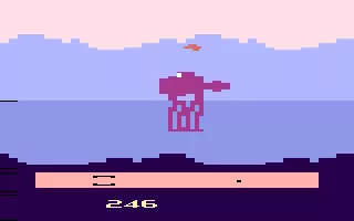 Star Wars: The Empire Strikes Back Atari 2600 Walkers change color as they take damage