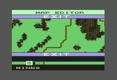 Wargame Construction Set Commodore 64 Map editor