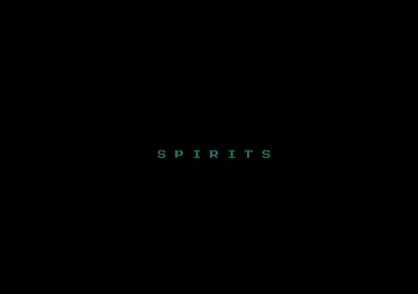 Spirits Amstrad CPC Title screen