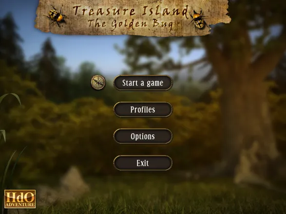 Treasure Island: The Gold Bug Windows Main menu