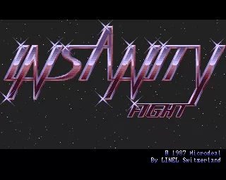 Insanity Fight Amiga Title screen
