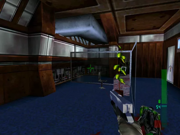Perfect Dark Nintendo 64 Security guards are dead and you can take a look around