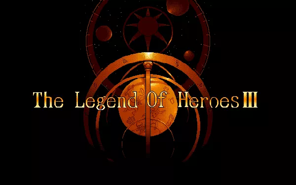 The Legend of Heroes III: Shiroki Majo PC-98 Title screen