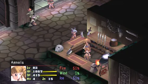 Disgaea: Afternoon of Darkness PSP Meeting characters in the castle