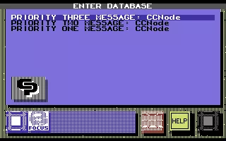 Portal Commodore 64 Entering a database