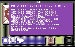 Portal Commodore 64 Reading a file...