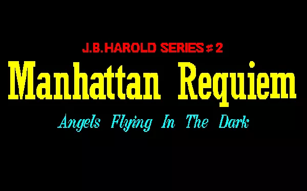 Manhattan Requiem PC-98 Title screen
