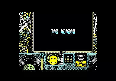 Toi Acid Game Amstrad CPC I lost all my lives. Game over.